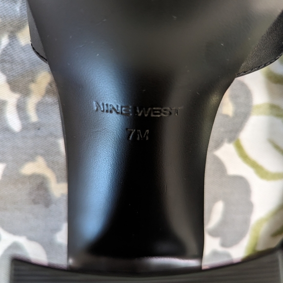 Nine West Teice Heeled Slide Sandals - Picture 6 of 7